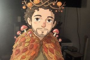 Style mange Halloween Fond Original